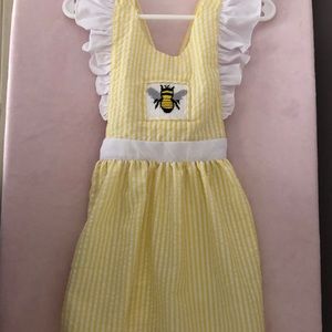 Bumble bee smocked dress